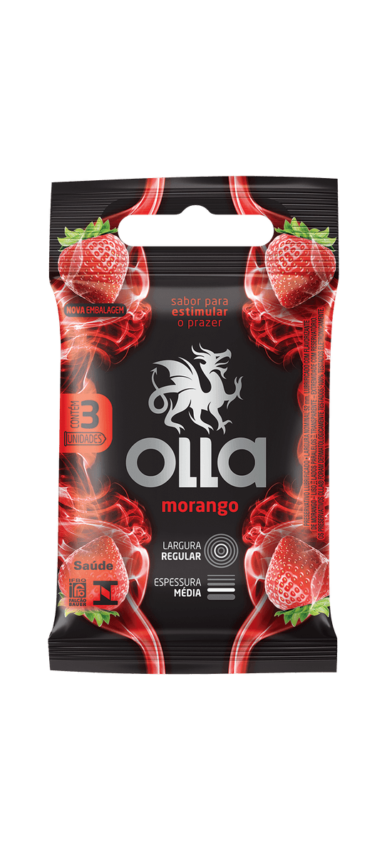 Olla Morango 3 Unidades